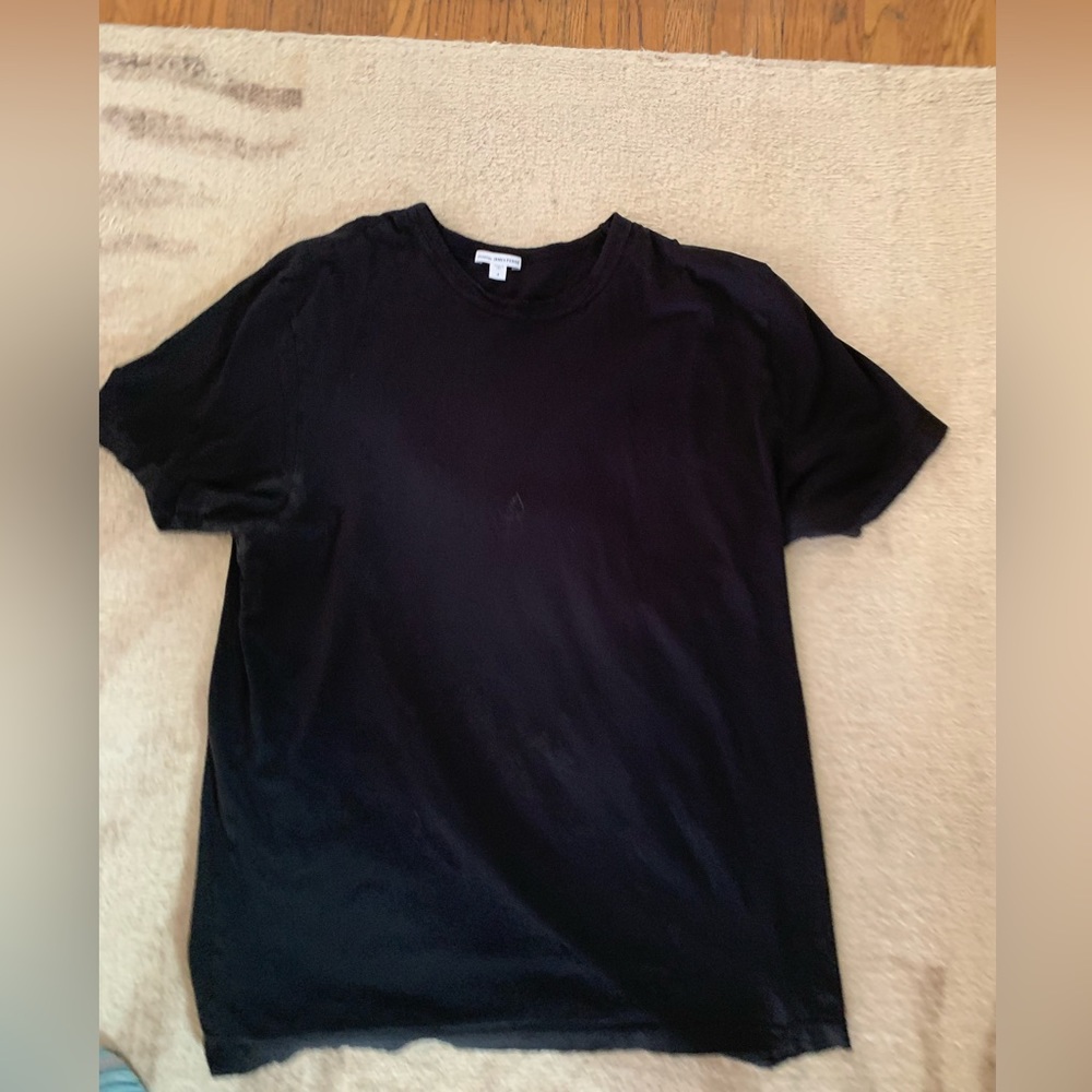 James perse gently used black tshirt